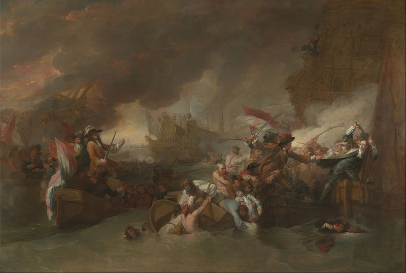 La battaglia di La Hogue - Yale Center for British Art